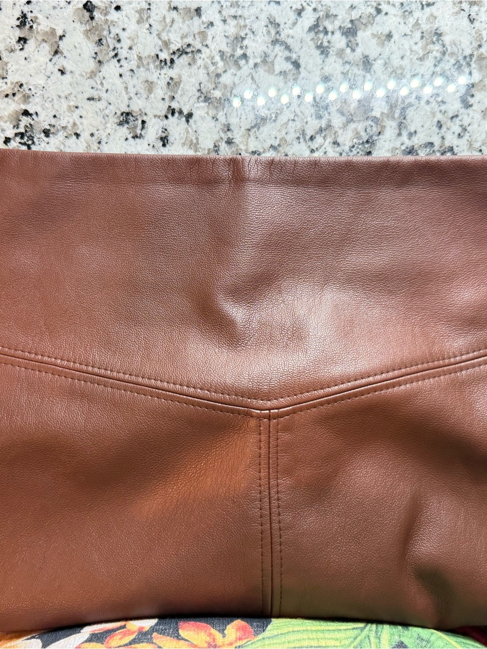 Express Women's Brown polyester Pencil Skirt - Picture 6 of 9